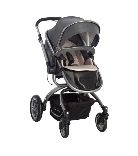 Pierre Cardin Twist +Plus Bebek Arabası Gri - Resim 2