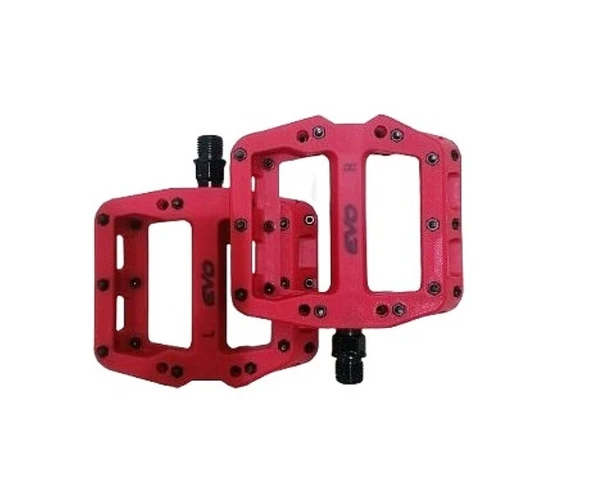 EVO Pedal Rulmanlı Çivili  - Kırmızı