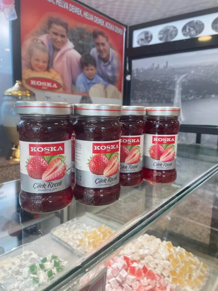 KOSKA ÇİLEK REÇELİ 380 GR KOLİ 12 ADET - 4