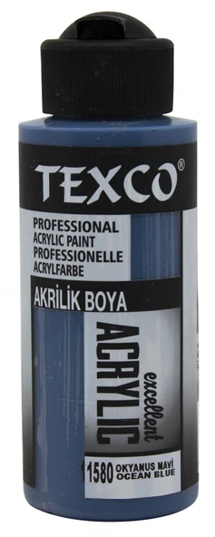Texco Excellent Akrilik Boya 11580-Okyanus Mavi 110 cc ürün görseli 1