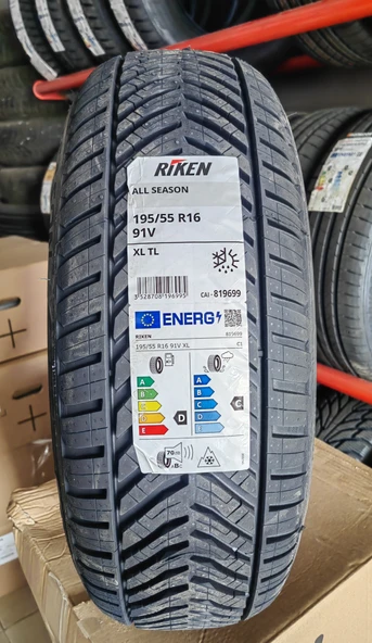 Riken 195/55R16 91V XL All Season Dört Mevsim Lastik 2025