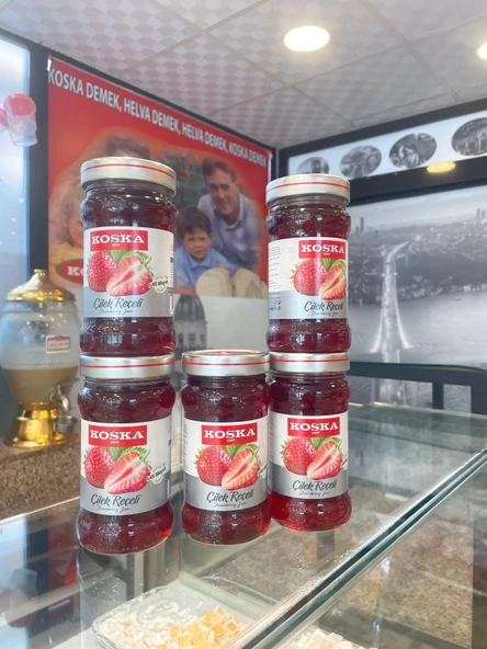 KOSKA ÇİLEK REÇELİ 380 GR 3 ADET - 2