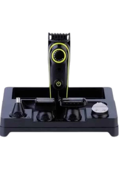 Saç Sakal Vücut Tıraş Makinesi 5in1 Kablosuz Burun Kulak Tıraş Makinesi - Resim 3