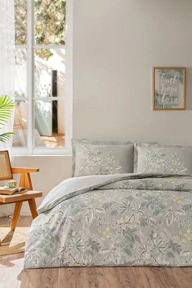 Özdilek Green Leaf Tek Kişilik Nevresim Takımı - Yesil