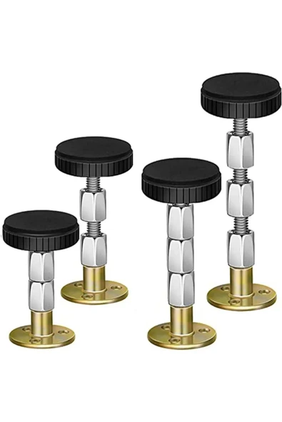 Yatak Baza Başlık Sabitleme Aparatı Ses Ve Sallanma Titreşim Önleyici Eşya Sabitleme 2 Adet - 4