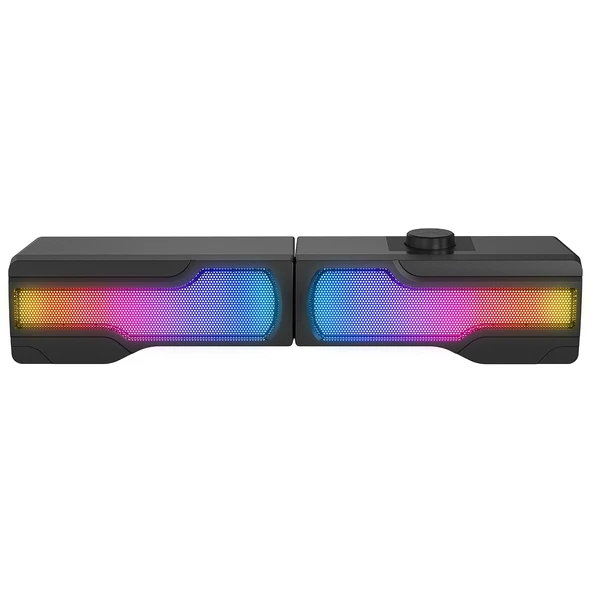 Rampage Arty X13 2.0 Bluetooth'lu Rms 3W*2 RGB Işıklı Multimedia Usb 5V 45dB Gaming Oyuncu Speaker - 9