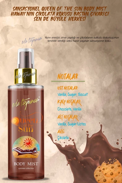 Eda Taşpınar Queen Of The Sun Body Mist Vücut Spreyi 200ml. - 3