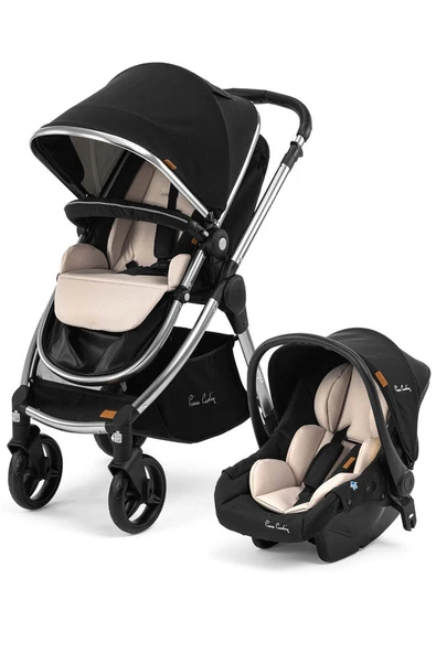 Pierre Cardin Voyager Bebek Arabası Siyah