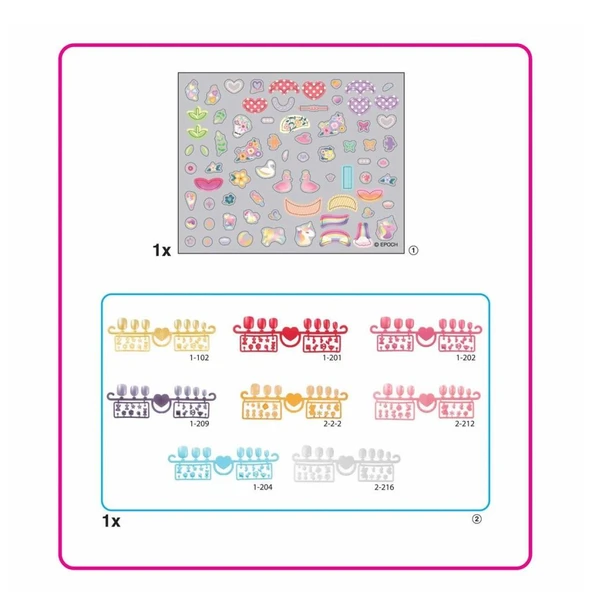 Nessiworld 35059 AquaBeads Kalpler ve Kurdeleler - Yedek Tırnak Paketi +4 yaş - 3