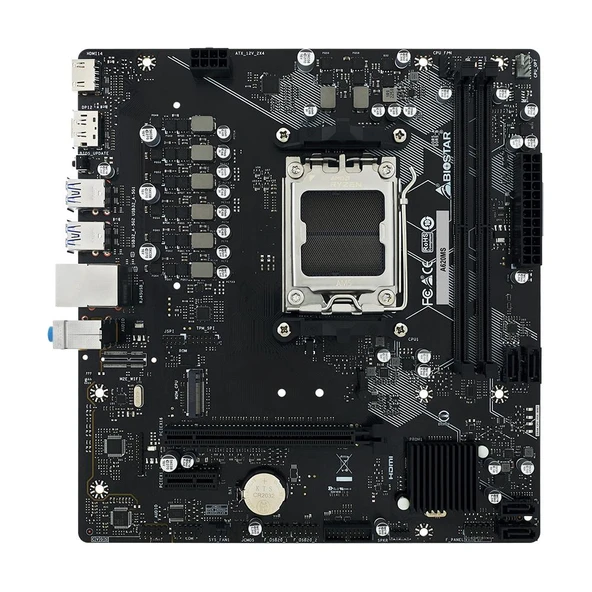 Biostar A620MS DDR5 6000MHz AM5 Micro ATX Anakart - 2