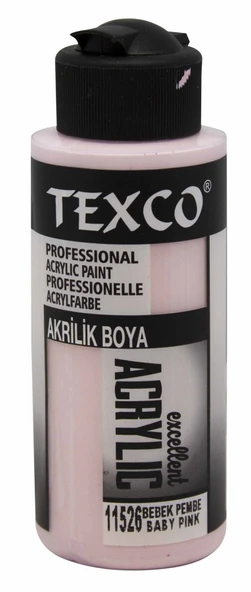 Texco Excellent Akrilik Boya 11526-Bebek Pembe 110 cc - 1