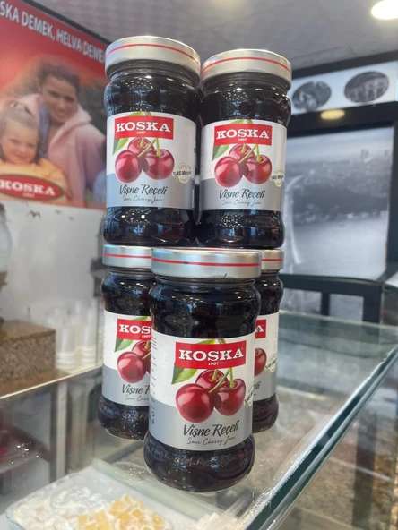 KOSKA VİŞNE REÇELİ 380 GR KOLİ 12 ADET