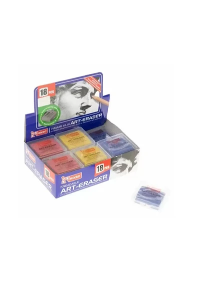 Hamur Silgi Renkli Hs-20 (18 Li Paket)
