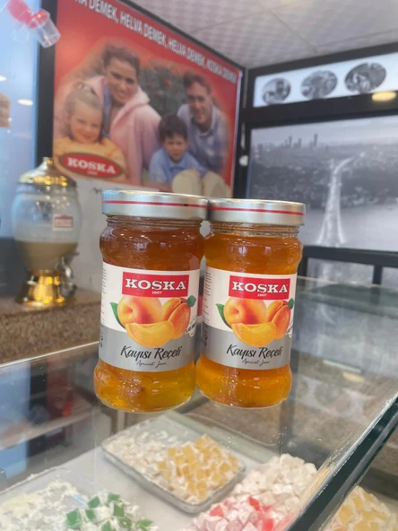KOSKA KAYISI REÇELİ 380 GR 3 ADET - 3