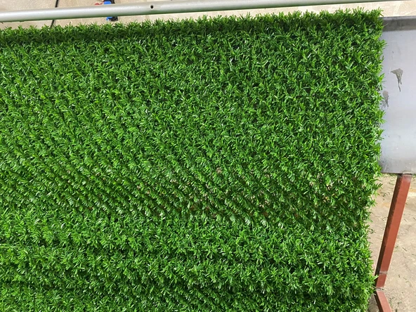 ( 130 cm x 10 mt ) Çim çit yeşil bahçe çiti çit teli örgü teli - Resim 2