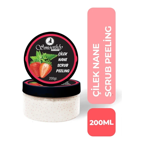SMOOTHLY CREMA PEELİNG ÇİLEK NANE 200 G.