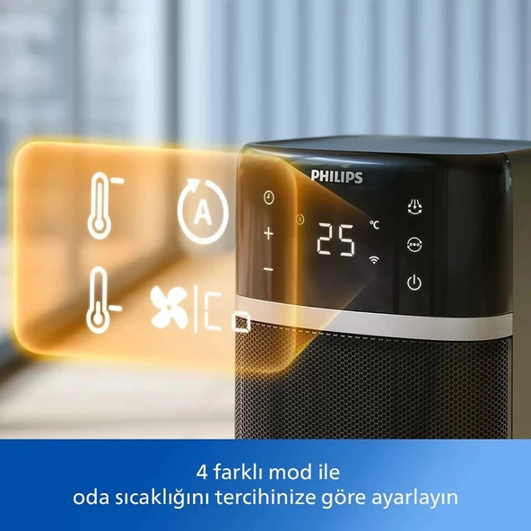 Philips CX5120/11 5000 Serisi Elektrikli Akıllı Kule Tipi Isıtıcı - 5
