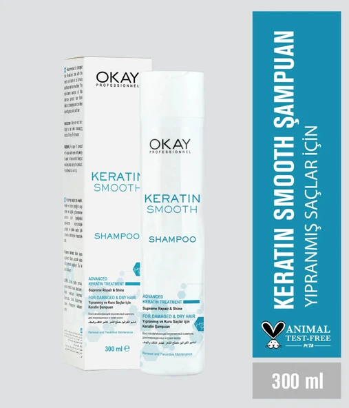 OKAY PROF. KERATIN SMOOTH ŞAMPUAN 300 ML