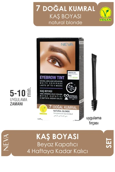 NEVA KAŞ BOYASI - 7 DOĞAL KUMRAL