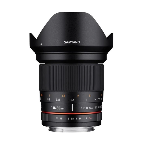 Samyang 20mm f/1.8 ED AS UMC Wide Angel Lens (Sony E) - 4
