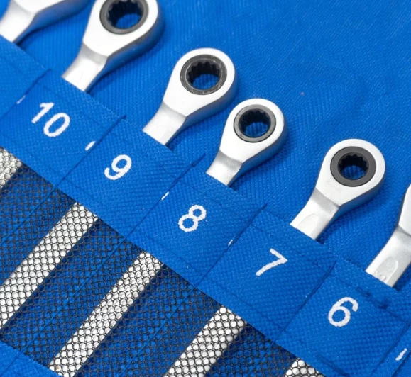 Cırcır Kombine Anahtar Takımı 22 Parça (Bez Çanta) - 3