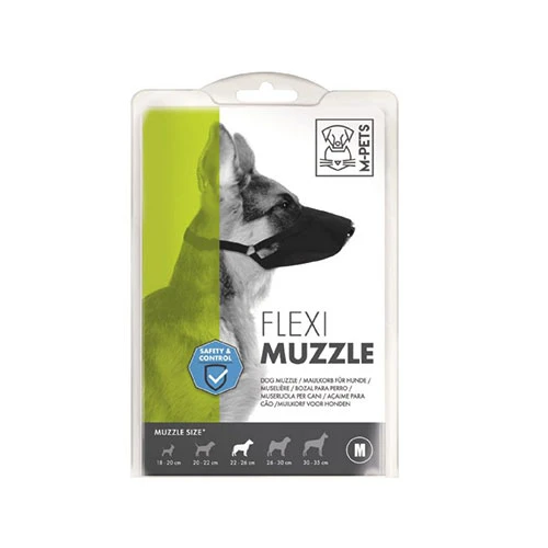 M-Pets Flexi Bez Köpek Ağızlığı Medium 1,5x22-26 Cm