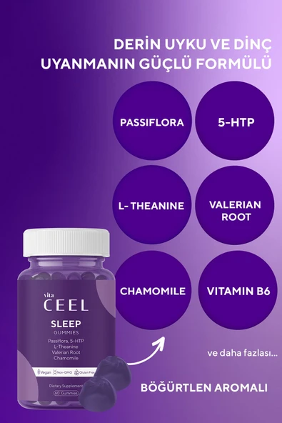 Vita Ceel Sleep Gummies 60 Gummies - 3