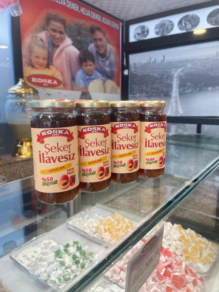 KOSKA ŞEKER İLAVESİZ KAYISI REÇELİ 270 GR 1 ADET - 3