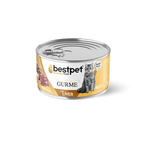 BestPet Gurme Jelly Ciğerli Tahılsız Yetişkin Kedi Konservesi 85 Gr ürün görseli