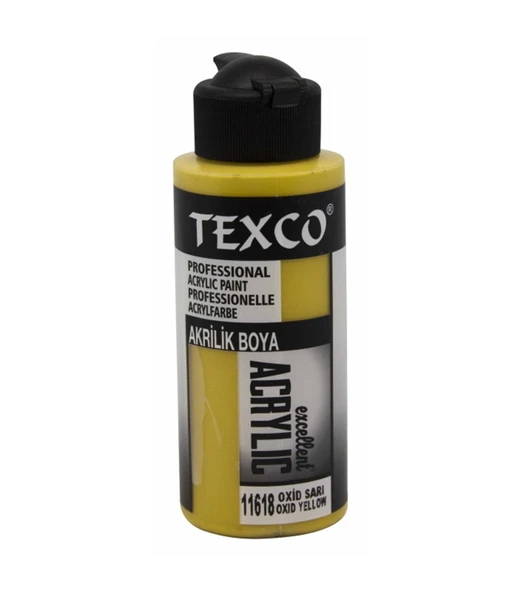 Texco Excellent Akrilik Boya 11618-Oksit Sarı 110 cc