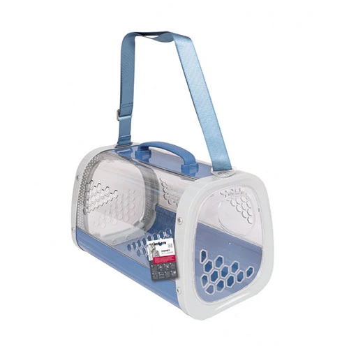 M-Pets Honey Kedi ve Küçük Irk Köpek Taşıma Çantası Mavi 59x38x35,4 Cm