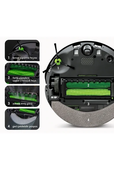 Roomba Combo J7+ Robot Süpürge Ve Paspas - 4