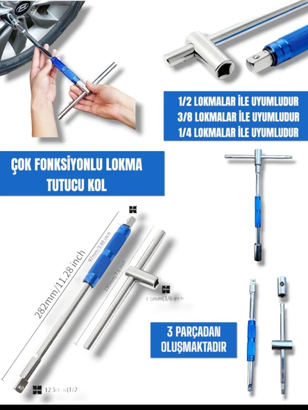 Bisiklet Motosiklet Araç Için T Kolu Anahtarı Sağlam