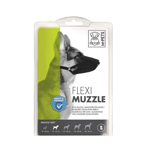 M-Pets Flexi Bez Köpek Ağızlığı Small 1,5x20-22 Cm