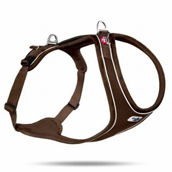 Curli Belka Comfort Köpek Göğüs Tasması Kahverengi XL