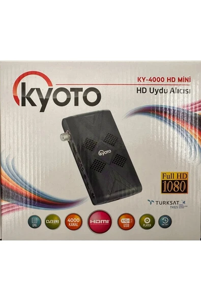 Kyoto KY-4000 Mini Full HD Uydu Alıcısı