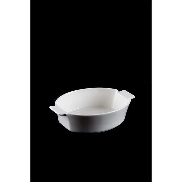 ACAR BİANCO PERLA PORSELEN KAYIK MİNİ FIRIN KABI - 17.6 CM