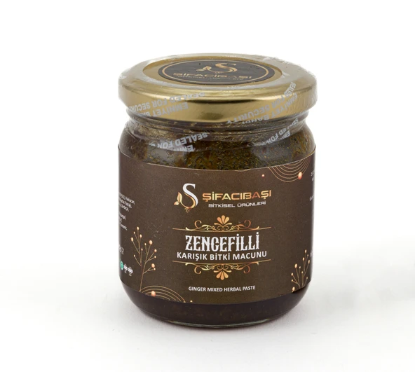 ŞİFACIBAŞI Zencefili Çörekotlu Ballı Karışık Bitki Macunu 240 Gr - 3