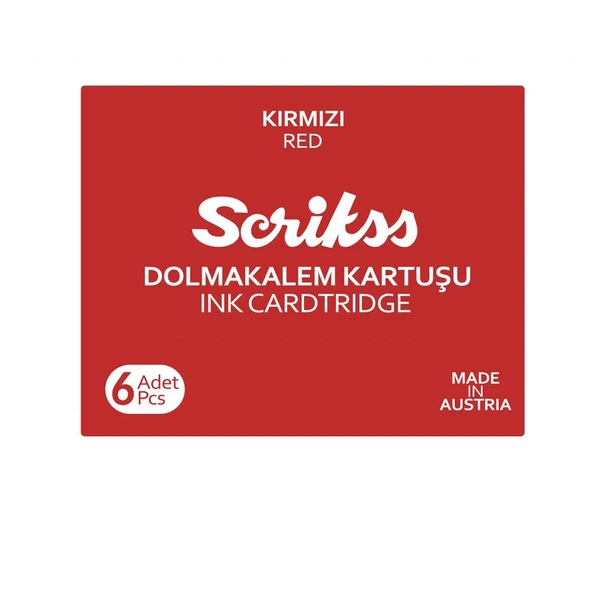 Scrikss Dolma Kalem Kartuşu 6 Lı - 6