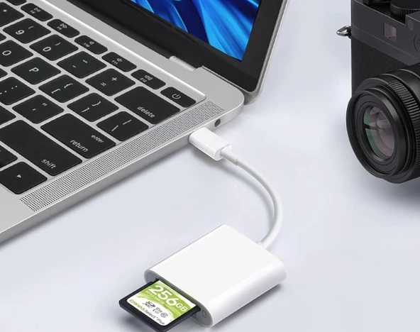 Type-C - SD/TF Kamera Adaptörü - 2