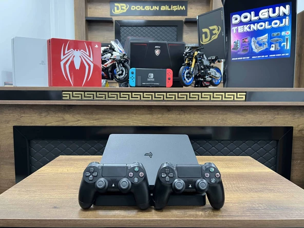 PlayStation 4 Slim kırık 1 TB Çift Kol Playstation4 - ps4 - PS4 - Ps4 (İKİNCİ EL)