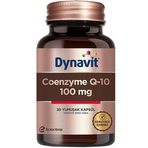 Dynavit Koenzim Q10 100 mg 30 Kapsül Gıda Takviyesi