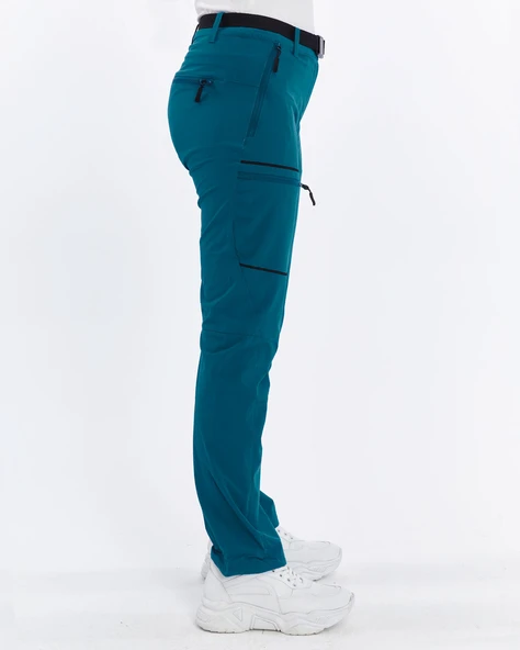 Mapamyumco Quick Dry Kadın Trekking Pantolon-MAVİ - 6