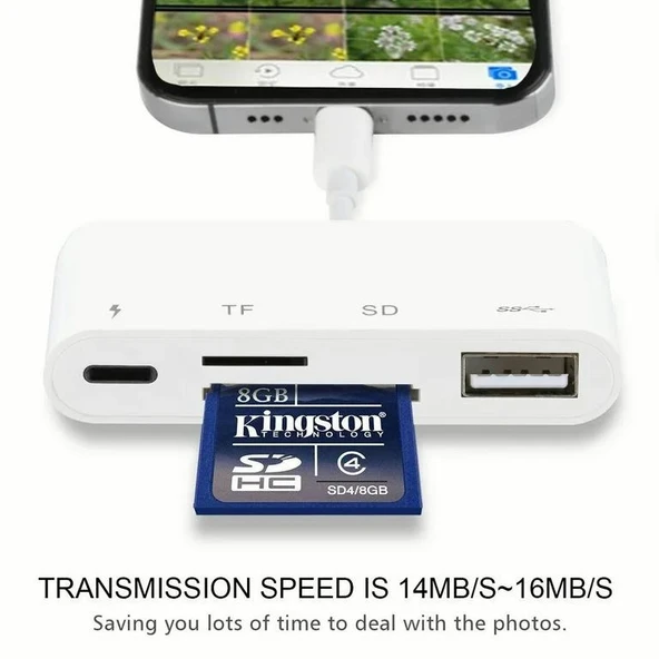 Lightning - USB - Type-C Kamera 4 in 1 - 3