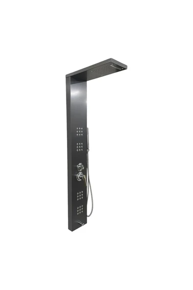 Sam Banyo Sam hazar Siyah Anti Finger Duş paneli, Masajlı Duş - 2