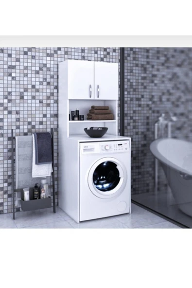SMD MOBİLYA Banyo Dolabı Çamaşır Makinesi Dolabı