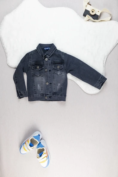Bayrama Özel 3’lü Çocuk Kot Takım I Şık ve Rahat Kombin I Erkek Çocuk Takım I Denim Kombin (1 Beden Büyük Almanız Önerilir) - 4