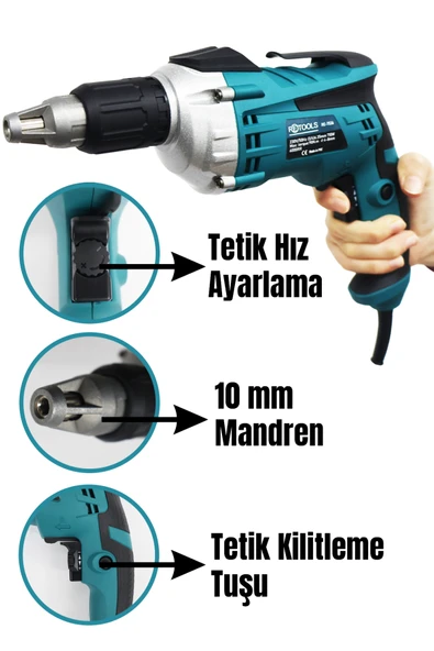 RETOOLS  ELEKTRİKLİ ALÇIPAN VİDALAMA MAVİ