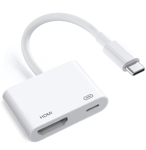 Type-C HDMI - Type-C Adaptör Kamera