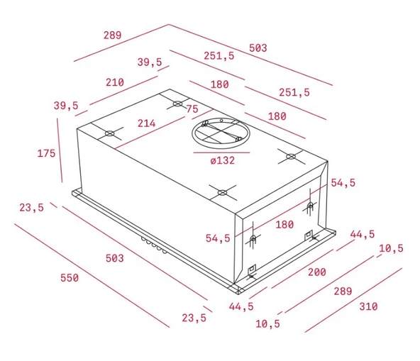 TEKA GFH 55 ANKASTRE GÖMÜLEBİLİR INOX ASPİRATÖR - 2